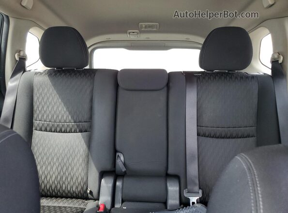 KNMAT2MT7LP539058 2020 NISSAN ROGUE Black უკანა სავარძლების ხედი