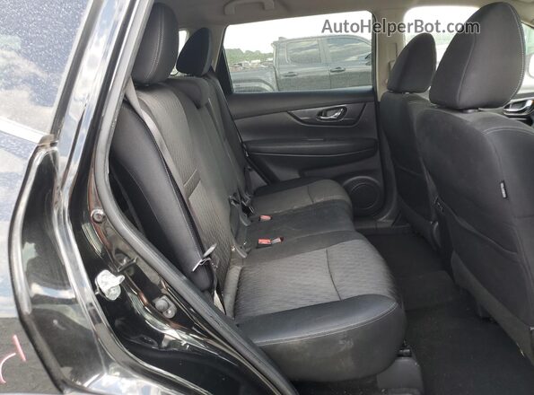 KNMAT2MT7LP539058 2020 NISSAN ROGUE Black უკანა სალონის ხედი