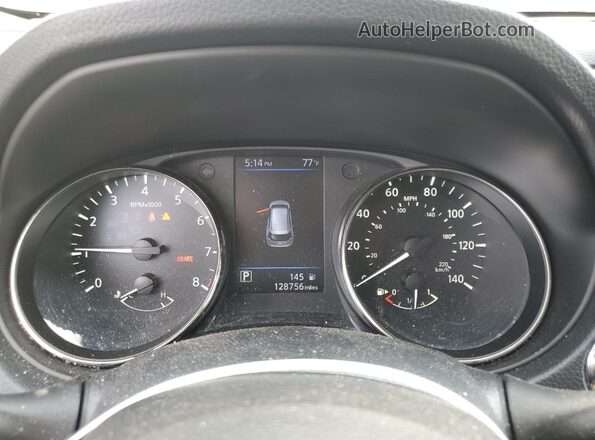 KNMAT2MT7LP539058 2020 NISSAN ROGUE Black ხელსაწყოთა პანელის ხედი