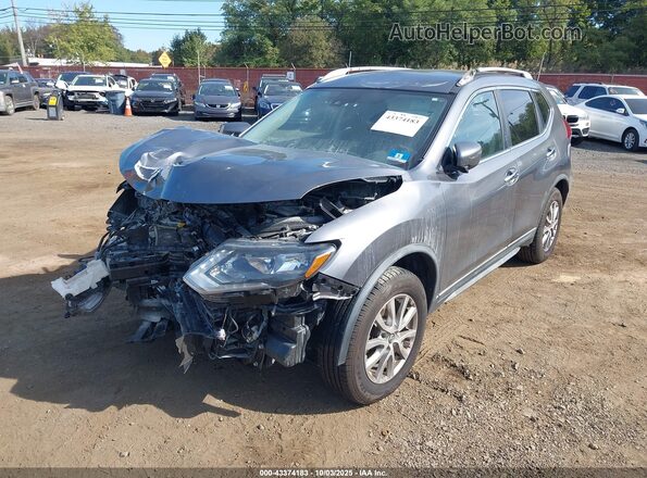 KNMAT2MV3LP529855 2020 NISSAN ROGUE Gray Դիմացի տեսք