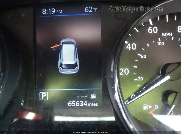 KNMAT2MV6LP531762 2020 NISSAN ROGUE Black უკანა სავარძლების ხედი