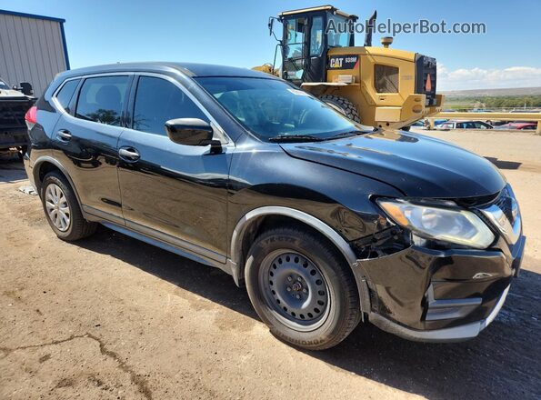 KNMAT2MV7HP522978 2017 NISSAN ROGUE Black Przód prawy