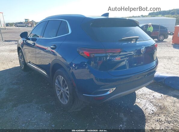 LRBAZLR40ND137861 2022 BUICK ENVISION Blue Rear left