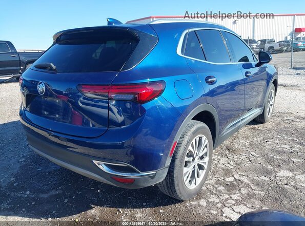 LRBAZLR40ND137861 2022 BUICK ENVISION Blue Rear right