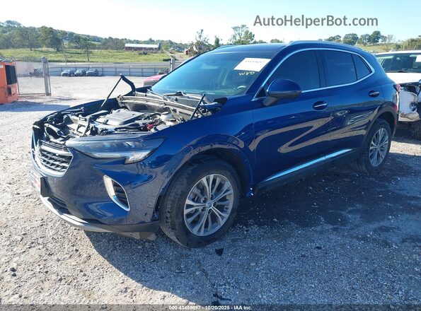 LRBAZLR40ND137861 2022 BUICK ENVISION Blue Front left