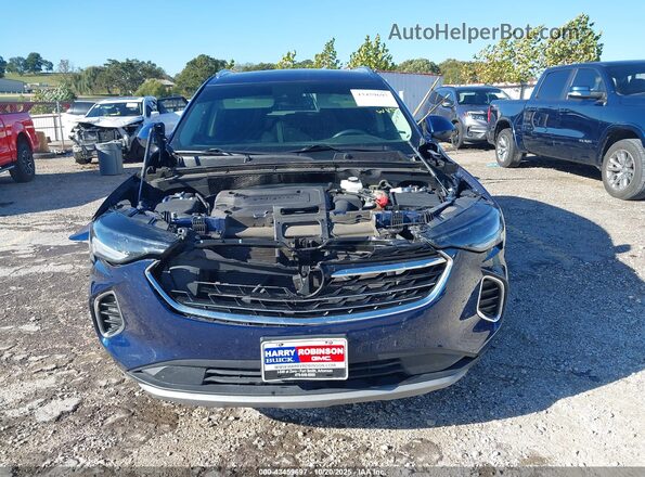 LRBAZLR40ND137861 2022 BUICK ENVISION Blue Rear interior view