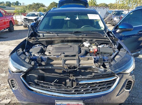 LRBAZLR40ND137861 2022 BUICK ENVISION Blue Rear view