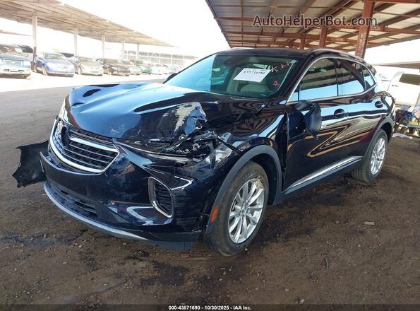 LRBAZLR45MD046518 2021 BUICK ENVISION Black Առջևի ձախ երեք քառորդ տեսարան