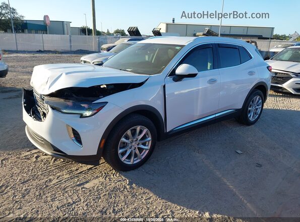 LRBAZLR47MD108629 2021 BUICK ENVISION White Front left