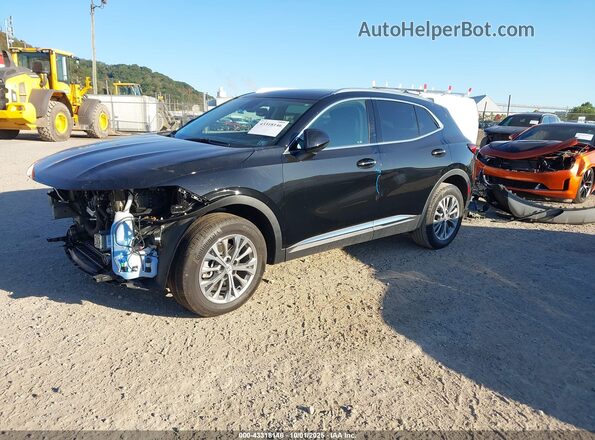 LRBAZLR47PD031880 2023 BUICK ENVISION Black Առջևի ձախ երեք քառորդ տեսարան