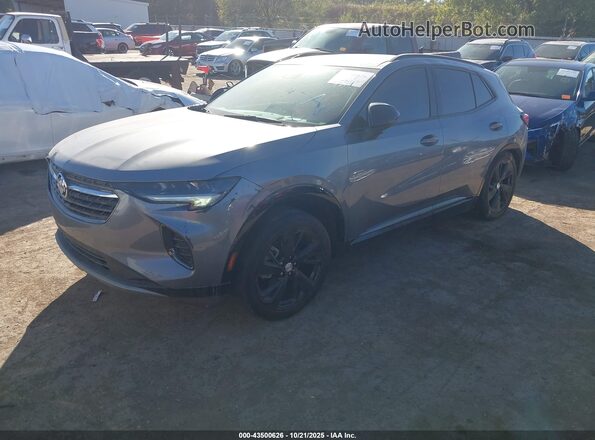 LRBAZLR48MD109921 2021 BUICK ENVISION Серый Передняя левая четверть