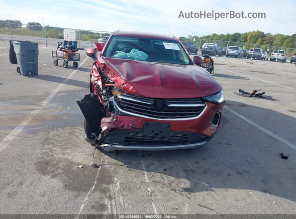 LRBAZLR48MD179192 2021 BUICK ENVISION Burgundy Вид щитка приладів