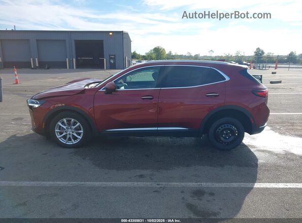 LRBAZLR48MD179192 2021 BUICK ENVISION Burgundy Панорамний вид салону 360°