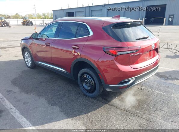 LRBAZLR48MD179192 2021 BUICK ENVISION Burgundy Задня ліва чверть