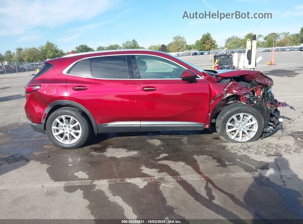 LRBAZLR48MD179192 2021 BUICK ENVISION Burgundy Вид задньої частини салону