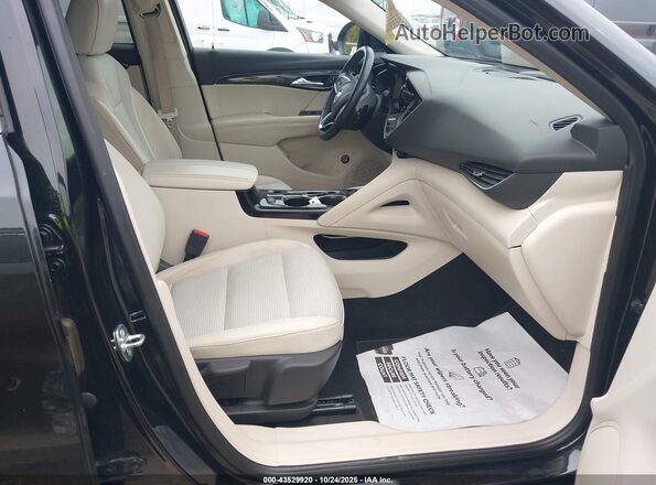 LRBAZLR48ND123674 2022 BUICK ENVISION Black წინა სალონის ხედი