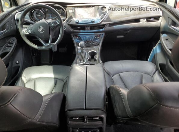 LRBFX1SA4JD080946 2018 BUICK ENVISION Red Widok deski rozdzielczej