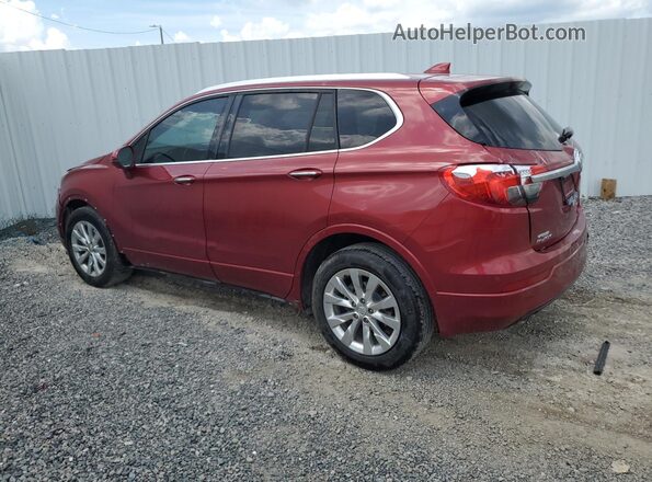 LRBFX1SA4JD080946 2018 BUICK ENVISION Red 