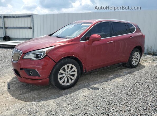 LRBFX1SA4JD080946 2018 BUICK ENVISION Red 