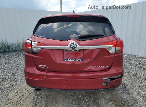 LRBFX1SA4JD080946 2018 BUICK ENVISION Red Widok z tyłu