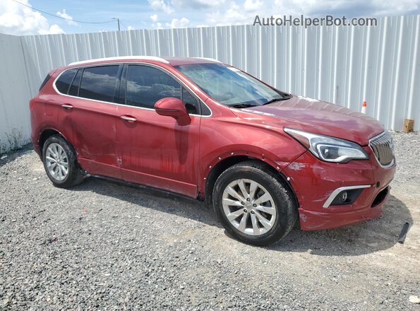 LRBFX1SA4JD080946 2018 BUICK ENVISION Red Przód prawy