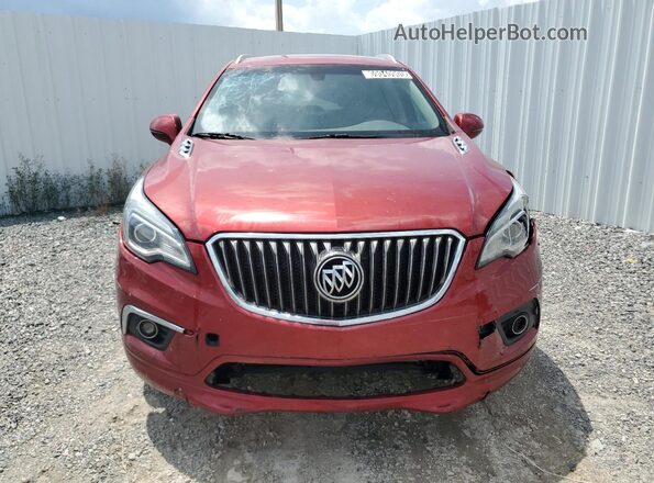 LRBFX1SA4JD080946 2018 BUICK ENVISION Red Widok wnętrza 360 stopni