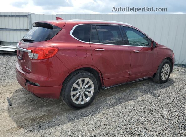 LRBFX1SA4JD080946 2018 BUICK ENVISION Red 