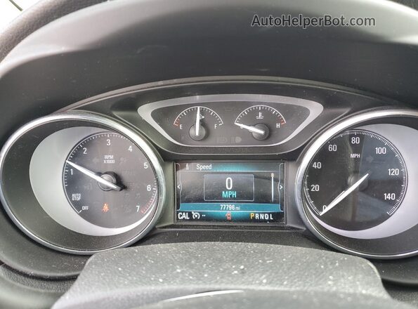LRBFX2SA2LD017482 2020 BUICK ENVISION Gray Вид щитка приладів