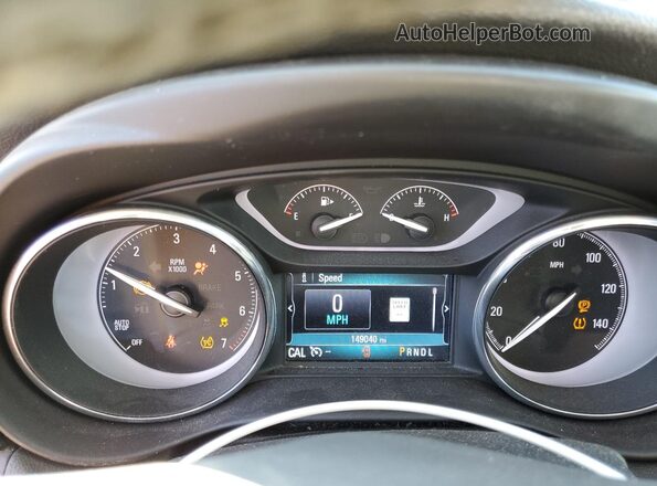 LRBFX2SA8LD157925 2020 BUICK ENVISION Gray Vista del cuadro de instrumentos