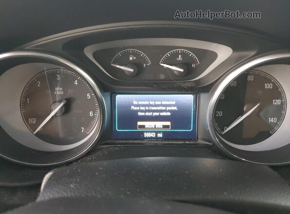 LRBFX2SAXLD069054 2020 BUICK ENVISION White Вид щитка приладів