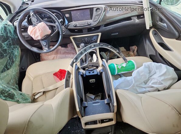 LRBFXASA1LD227355 2020 BUICK ENVISION White Առջևի վահանակի տեսք
