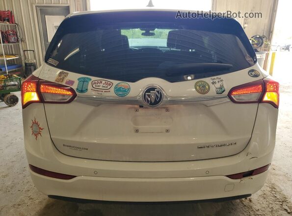 LRBFXASA7LD208681 2020 BUICK ENVISION White Vista trasera