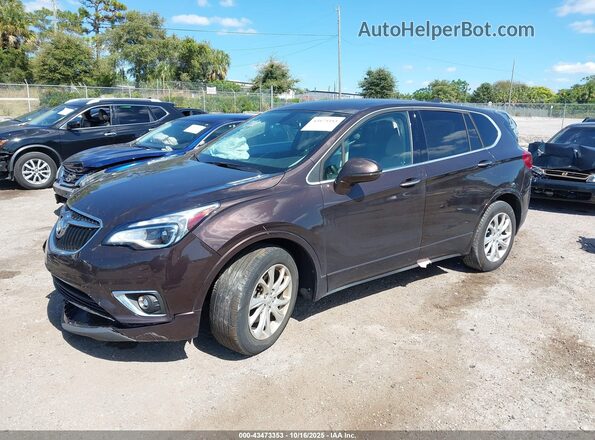 LRBFXBSA4LD198469 2020 BUICK ENVISION Brown წინა მარცხენა ხედი სამი მეოთხედიდან
