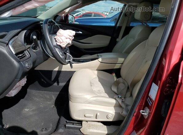 LRBFXBSA5LD016732 2020 BUICK ENVISION Red Front interior view