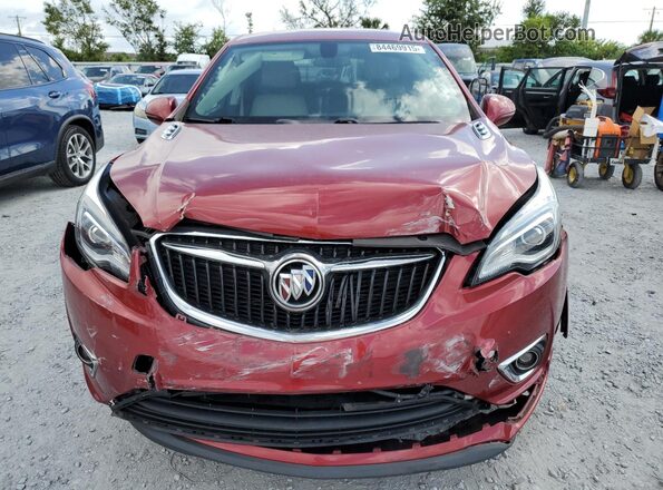 LRBFXBSA5LD016732 2020 BUICK ENVISION Red Front view