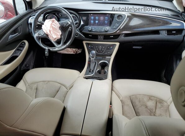 LRBFXBSA5LD016732 2020 BUICK ENVISION Red Dashboard view