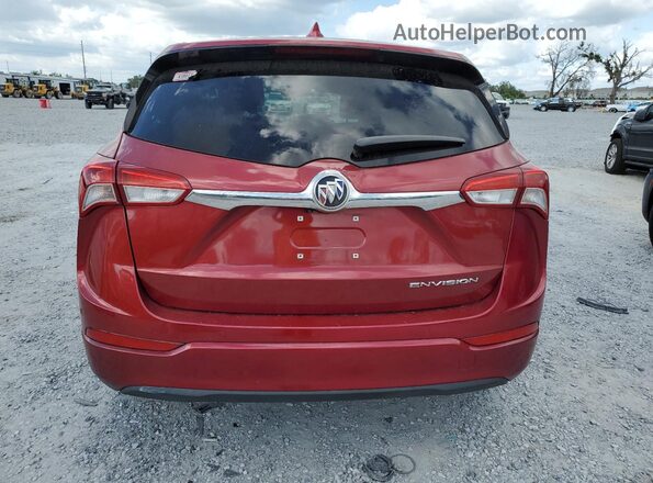 LRBFXBSA5LD016732 2020 BUICK ENVISION Red Rear view