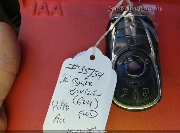 LRBFXBSA5LD129371 2020 BUICK ENVISION Gray Vista del salpicadero