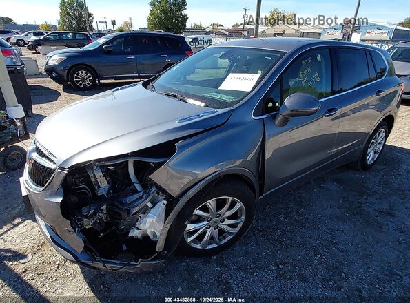 LRBFXBSA5LD129371 2020 BUICK ENVISION Gray Vista tres cuartos delantera izquierda