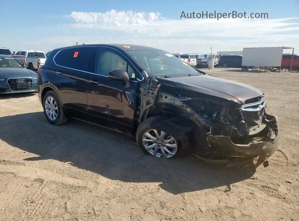 LRBFXBSA9LD163765 2020 BUICK ENVISION Burgundy Delantero derecho