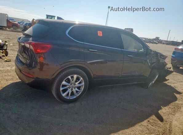 LRBFXBSA9LD163765 2020 BUICK ENVISION Burgundy Trasero derecho