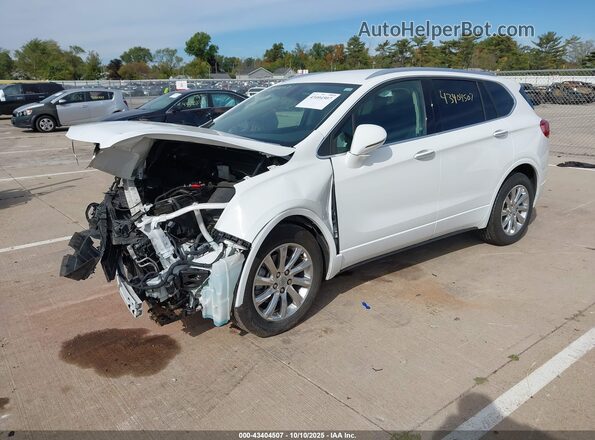 LRBFXCSA0LD013985 2020 BUICK ENVISION White Առջևի ձախ երեք քառորդ տեսարան