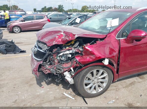LRBFXCSA7LD128387 2020 BUICK ENVISION Red Vista frontal