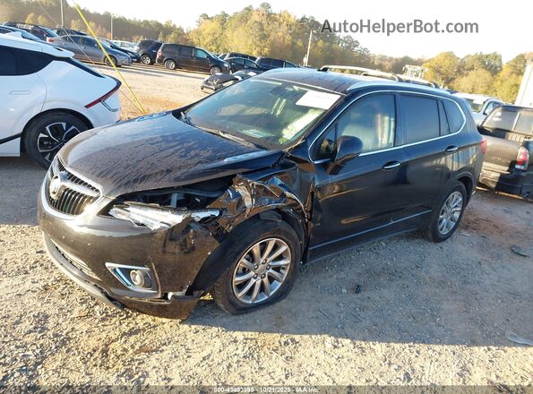 LRBFXCSA8KD025719 2019 BUICK ENVISION Черный Передняя левая четверть