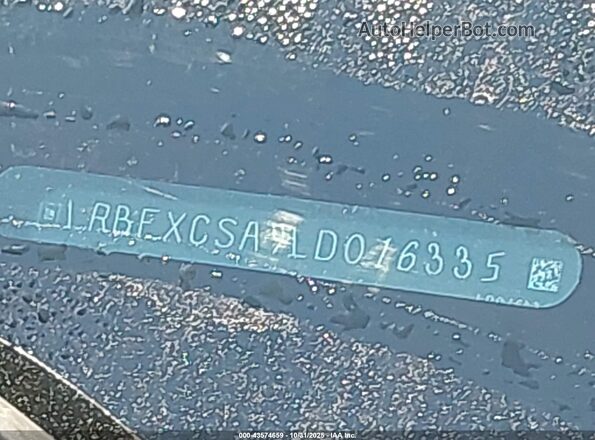 LRBFXCSA9LD016335 2020 BUICK ENVISION Blue Engine compartment view