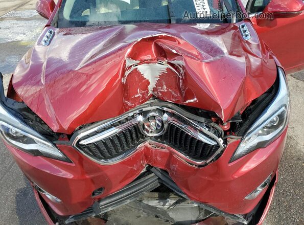 LRBFXCSAXLD124429 2020 BUICK ENVISION Red Vista del compartimento del motor