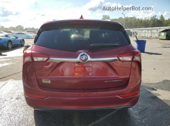 LRBFXCSAXLD124429 2020 BUICK ENVISION Red Vista trasera