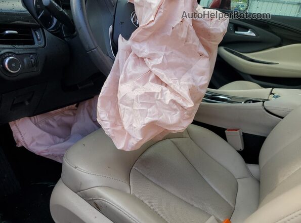 LRBFXCSAXLD124429 2020 BUICK ENVISION Red Vista de la etiqueta del VIN