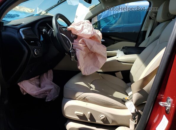 LRBFXCSAXLD124429 2020 BUICK ENVISION Red Vista interior delantera