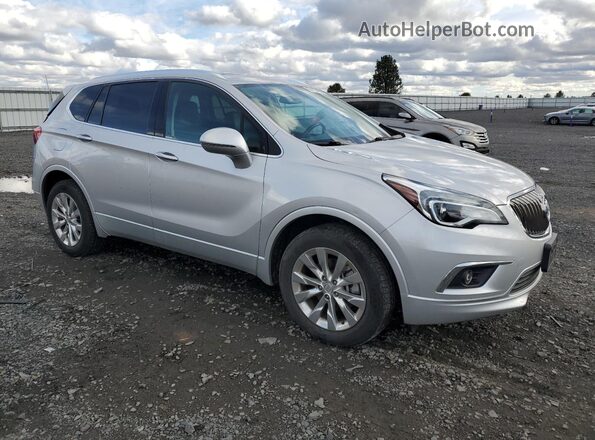 LRBFXDSA6HD077851 2017 BUICK ENVISION Серебряный Передняя правая четверть